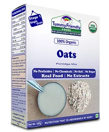 Tummy Friendly Foods Organic Oats Porridge Mix - 200 gm