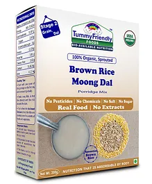 Tummy Friendly Foods Sprouted Brown Rice Moong Dal Porridge Mix - 200 gm