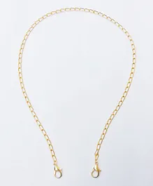 Lime By Manika Chain Mask Chain Holder - Golden