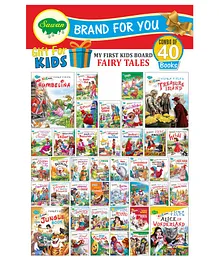 Sawan My First Kids Board Fairy Tales Story Books Set Of 40 - English