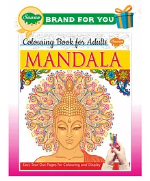 Sawan Mandala Colouring Book - English