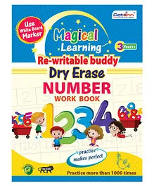 Actonn India Dry Erase Number Work Book - English