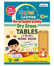 Actonn India Dry Erase Tables Work Book - English