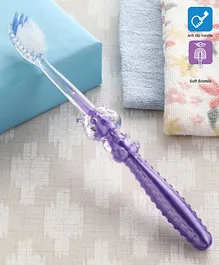 Babyhug Ultra Soft Bristles Tiger Design Toothbrush - Purple