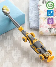 Babyhug Ultra Soft Bristles Car Design Toothbrush - Yellow