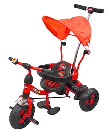 Funride Unik Deluxe Tricycle with Canopy - Red
