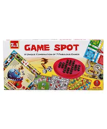 Yash Toys 7 in 1 Games Spot  Board Game - Multicolor