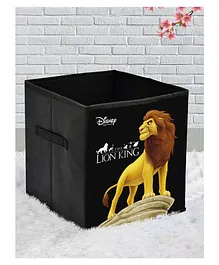 Fun Homes Disney Lion King Non Woven Fabric Foldable Large Storage Cube - Black