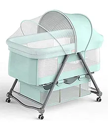 StarAndDaisy Baby Cradle With Mosquito Net - Blue