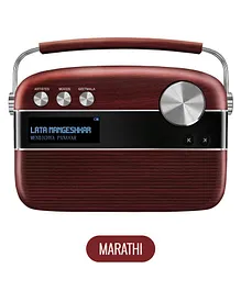 Saregama Carvaan Marathi Music Player with 5000 Preloaded Songs - Red