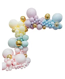Party Propz Balloons With Arch Multicolor - Pack Of 123 