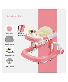 StarAndDaisy Multifunctional Baby Walker with Music  - Pink White