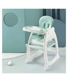 StarAndDaisy High Chair with Adjustable Plate - Green