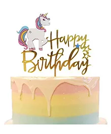 Funcart Unicorn Cake Topper - Multicolor
