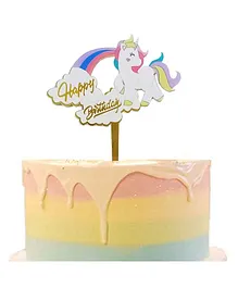 Funcart Unicorn Cake Topper - Multicolor