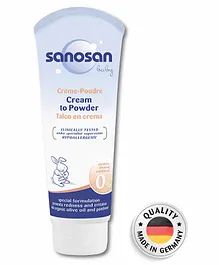 Sanosan Baby Cream to Powder - 100ml