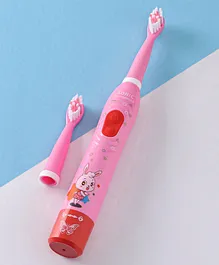 Kids Recharageable Electric Toothbrush with Free Stickers - Pink