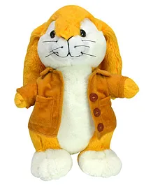 Ultra Long Eared Bunny Soft Toy Yellow - Height 30 cm