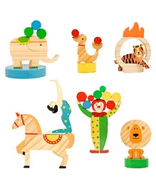 Little Jamun The Circus Open Ended Free Play Toys - 20 Pieces