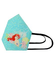 Airific Face Mask Disney Princess Print Extra Small  - Blue