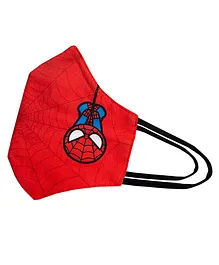Airific Marvel Spider Man Reusable & Washable Face Mask Medium Size - Red