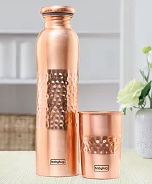 Babyhug Copper Bottle With Tumbler - 1000 ml & 300 ml
