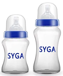 Syga Neck Baby Feeding Bottle Blue - 150 ml 200 ml