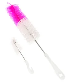 Bottle & Nipple Cleaning Brush Set of 2 - Pink
