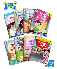 Woodsnipe Tiny Tales Bedtime Story Books Set of 8 - English