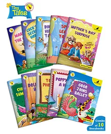 Woodsnipe Tiny Tales Bedtime Story Books Set of 10 - English