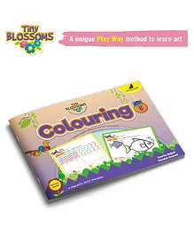 Woodsnipe Tiny Blossom Drawing & Coloring Activity Book B - English