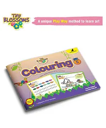 Woodsnipe Tiny Blossom Drawing & Coloring Activity Book C - English