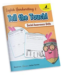 Woodsnipe Tell The Touch Story & Cursive Writing Book 2  - English