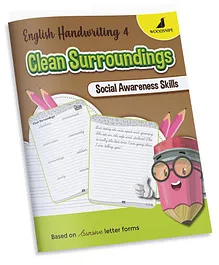 Woodsnipe Clean Surroundings Story & Cursive Writing Book 3  - English
