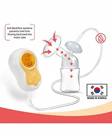 Infantso Electric Breast Pump with 3 Phase Pumping Set - Orange