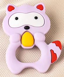 Babyhug Squirrel Shape Silicon Teether - Purple