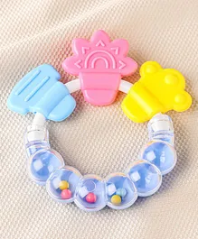 Babyhug Multi-Textured Water Filled Silicone Teether - Multicolour
