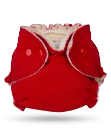 Tickle's Cloth Diaper With 2 Inserts - Red