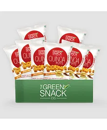 The Green Snack Co. Peppy Cheese Quinoa Puffs Pack of 8 - 50 gm each