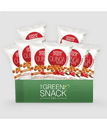 The Green Snack Co. Quinoa Puffs Fiery Spice Pack of 8 - 50 gm Each