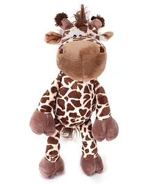 Abracadabra Fabric Giraffe Stuffed Toy - Brown 