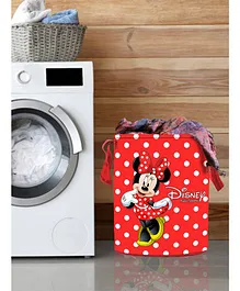 Fun Homes Laundry Bag Mickey Mouse Print - Red