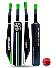 Jaspo Dominator Senior Cricket Bat and Ball Set - Green