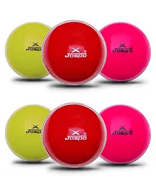 Jaspo T-20 Cricket Balls Pack of 6 - Muli