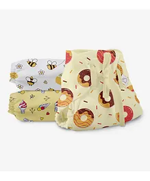 SuperBottoms Dry Feel Cloth Nappies Pack of 3 - Multicolour