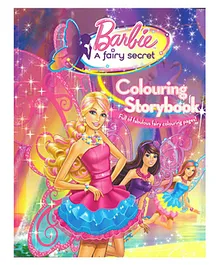 Mattel Barbie A Fairy Secret Coloring Story Book - English