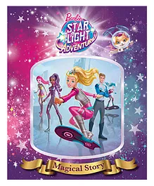 mattel Barbie Starlight Adventure Magic Story Book - English