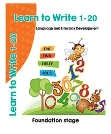 Little Chilli Books Learn to Write 1-20 Book - English
