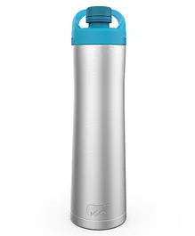 Headway Hyde Vacuum Insulated Stainless Steel Bottle Silver Blue - 750 ml