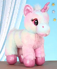 Mirada Unicorn Soft Toy Pink - Height 32 cm